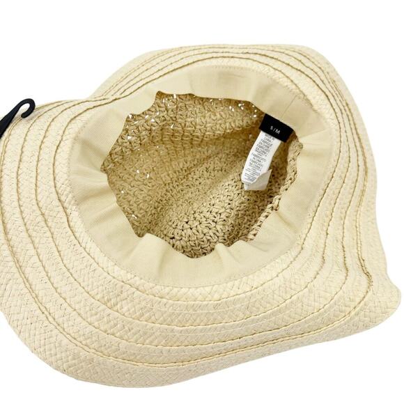 Roxy Women's Aloof Beauty Straw Sun Hat Caps (Natural) Beige Size S NWT - Picture 2 of 11